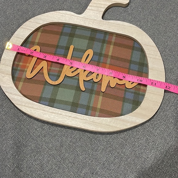 Target Bullseye Fall Collection 2023 Pumpkin wooden wall Decorative Pillow Gnome - Picture 6 of 13